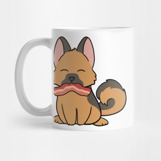 German Shepard with Bacon Mug